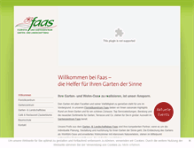 Tablet Screenshot of faas-pflanzen.de